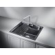 Кухонная мойка кварцевая Granula KS-6003, шварц