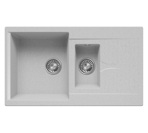 Мойка Полигран Бриг 870, светло-серый