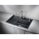 Кухонная мойка кварцевая Granula KS-7301, шварц