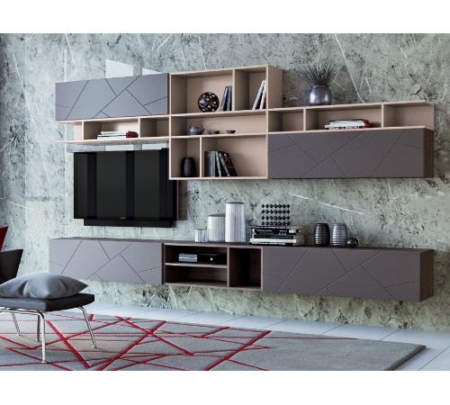 Полка навесная квадратная Суммит 011.93 [Капучино]