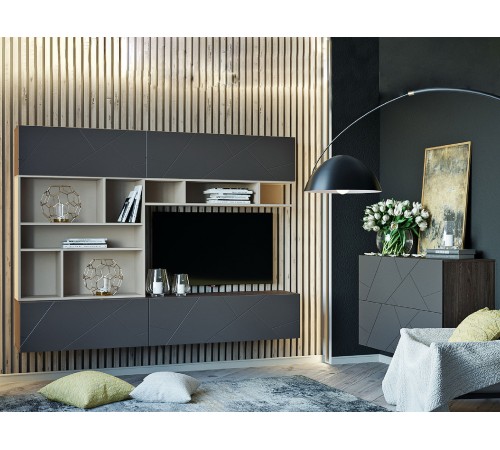 Полка навесная квадратная Суммит 011.93 [Капучино]