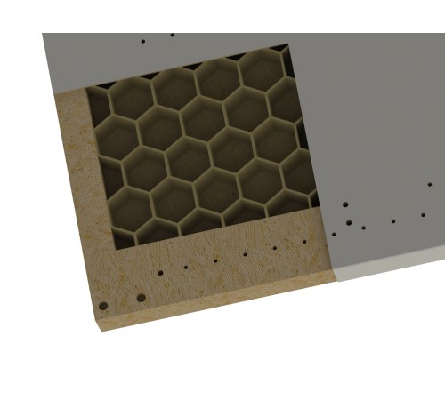 Полка Фора 90х3,7х25, дуб беленый
