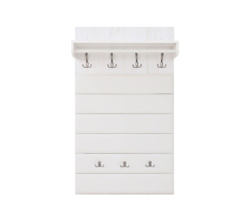 Вешалка настенная Ольга-Милк 62, винтерберг/люкса милк экокожа