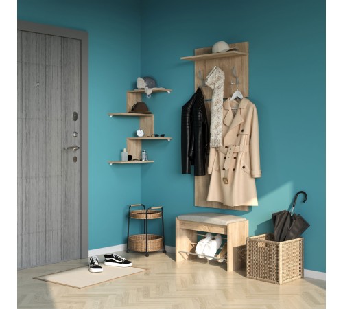 Настенная вешалка ВШ-5.1 [Дуб сонома]