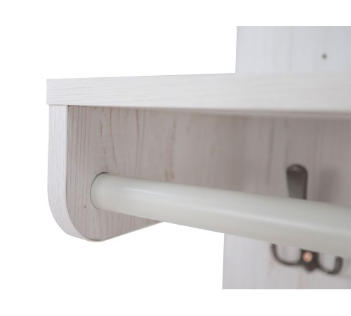 Вешалка настенная Ольга-Милк 62, винтерберг/люкса милк экокожа