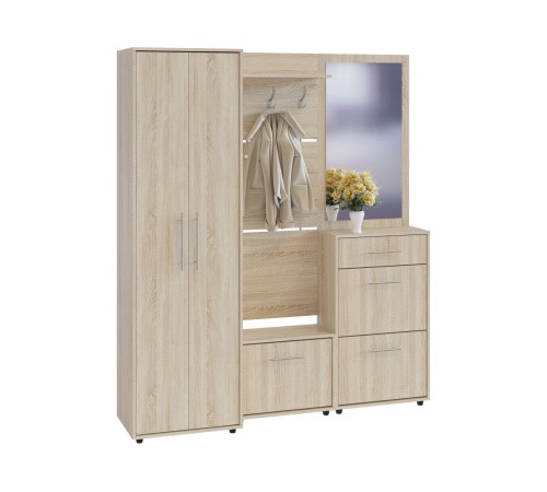 Настенная вешалка ВШ-5.1 [Дуб сонома]