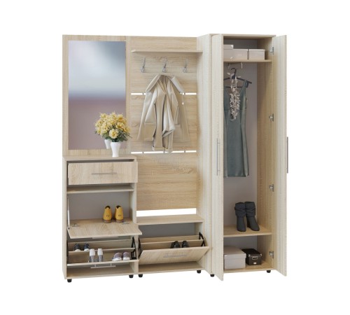 Настенная вешалка ВШ-5.1 [Дуб сонома]