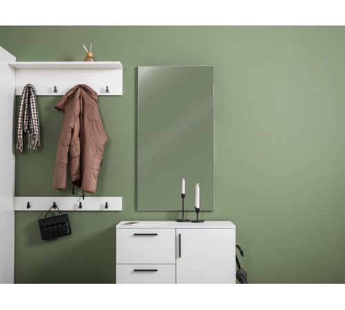 Зеркало Эйр, белый шагрень