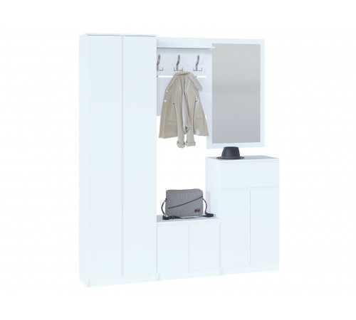 00-00012021 Зеркало настенное ПЗ-3, белый