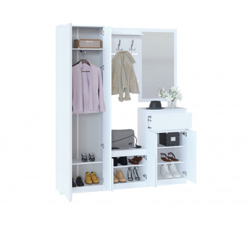 00-00012021 Зеркало настенное ПЗ-3, белый