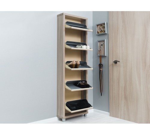 Обувница Люкс 5, ясень шимо светлый