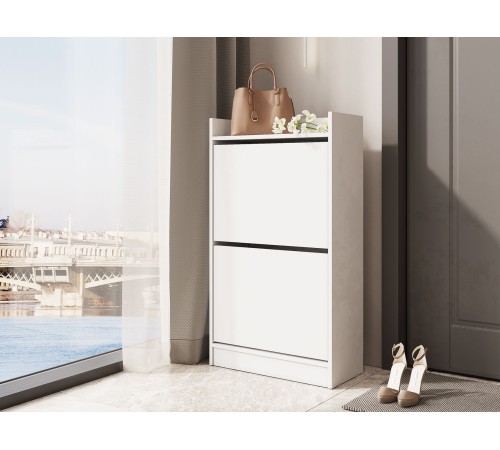 Обувница Охта Лайт 600.2, белый гладкий Обувница Охта Лайт 600.2, белый гладкий