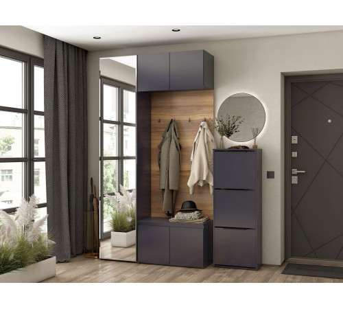 Обувница Лаура 464.25, серый уголь