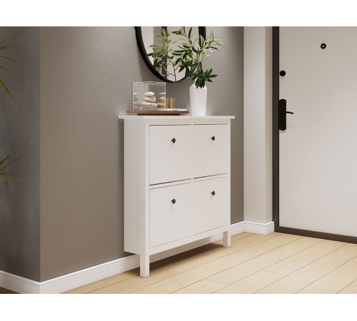 Тумба для обуви Кымор 106х101х22, белый