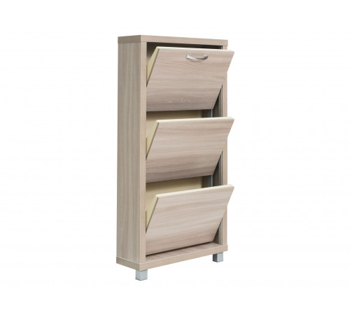 Обувница Люкс 3, ясень шимо светлый