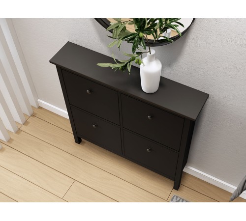 Тумба для обуви Кымор 106х101х22, черный