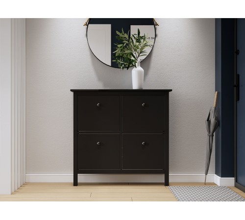 Тумба для обуви Кымор 106х101х22, черный