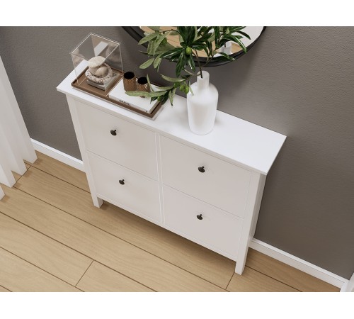 Тумба для обуви Кымор 106х101х22, белый