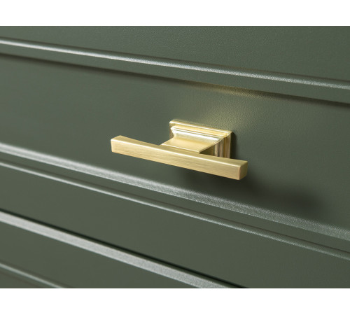 Обувница 3 ящ Марион 16.134, дымчатый зеленый/олива шагрень/белый