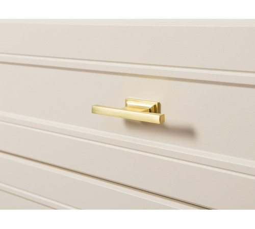 Обувница 3 ящ Марион 16.134, слоновая кость/белый шагрень