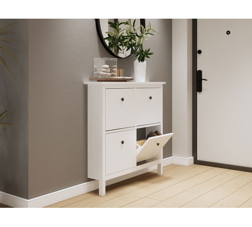 Тумба для обуви Кымор 106х101х22, белый