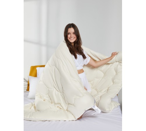 Одеяло Основа Снов Верблюжья шерсть тик 300 г/м2 теплое, 140х205 (РОЗ)