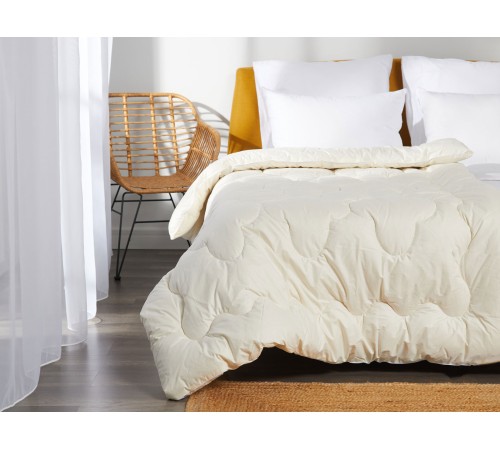 Одеяло Основа Снов Верблюжья шерсть тик 300 г/м2 теплое, 140х205 (РОЗ)