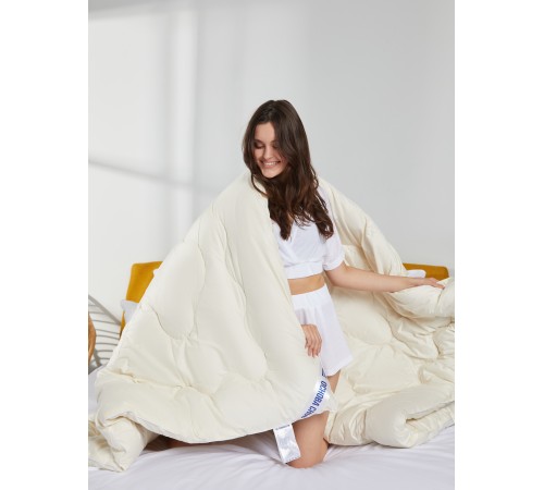 Одеяло Основа Снов Верблюжья шерсть тик 300 г/м2 теплое, 140х205 (РОЗ)