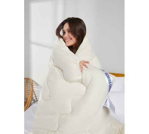 Одеяло Основа Снов Верблюжья шерсть тик 300 г/м2 теплое, 140х205 (РОЗ)