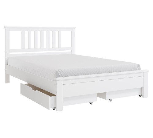 Кровать Вельта 120х200 NEW, белый античный