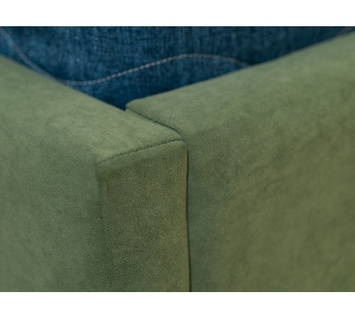 Кровать с подъемным механизмом Стелси 90х200, зеленый велюр