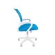 7022785 Офисное кресло Chairman 696 white, голубой