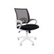 7014835 Офисное кресло Chairman 696 white, черный