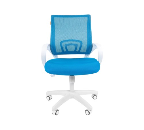 7022785 Офисное кресло Chairman 696 white, голубой