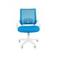 7022785 Офисное кресло Chairman 696 white, голубой