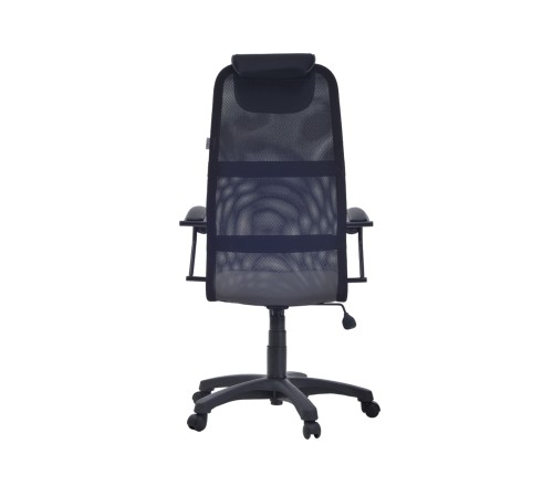 4600812019502 Офисное кресло Маркас / Бун, экокожа, сетка, черный