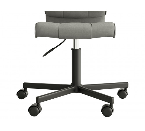 Офисное кресло Саймон, велюр серый