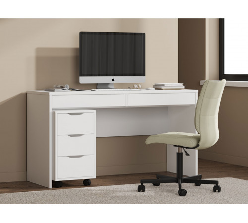 Офисное кресло Саймон, велюр светло-бежевый