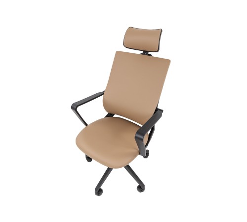 7198889 Офисное кресло Chairman 545, экокожа, бежевый