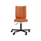 Офисное кресло Саймон, экокожа оранжевый