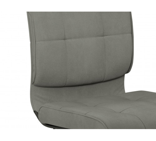 Офисное кресло Саймон, велюр серый