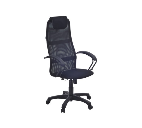 4600812019502 Офисное кресло Маркас / Бун, экокожа, сетка, черный