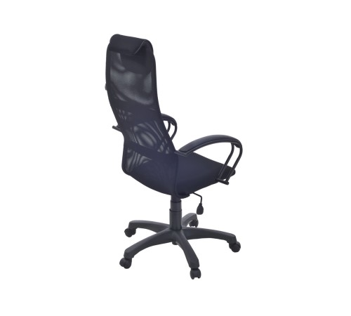 4600812019502 Офисное кресло Маркас / Бун, экокожа, сетка, черный