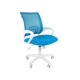 7022785 Офисное кресло Chairman 696 white, голубой