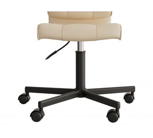 Офисное кресло Саймон, экокожа крем