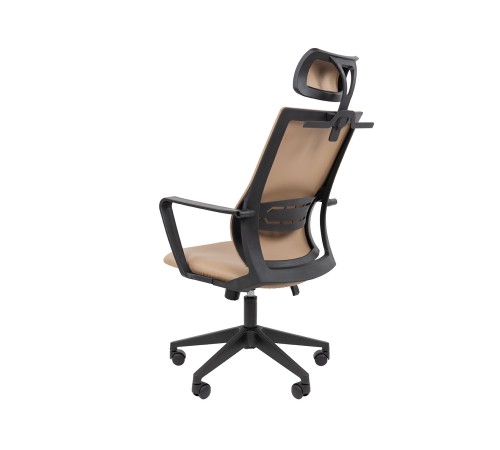 7198889 Офисное кресло Chairman 545, экокожа, бежевый