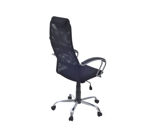 4610097300035 Офисное кресло Маркус / Бун, экокожа, сетка, черный