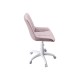 4600812048786 Офисное кресло Феликс Джи, дымчато-розовый/белый