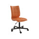 Офисное кресло Саймон, экокожа оранжевый