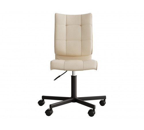 Офисное кресло Саймон, экокожа крем